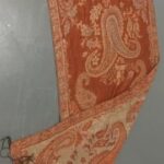Kasmirische shawl in terra kleuren