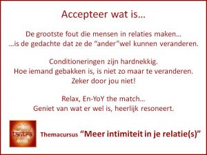 accepteer verschillen