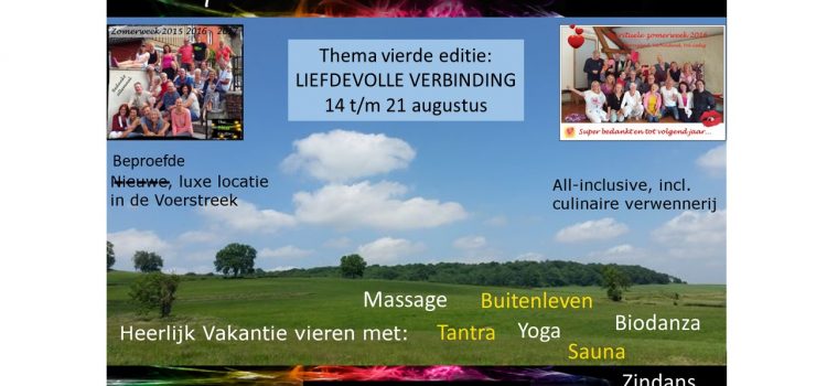 14-21 augustus, Spirituele vakantieweek 2020 14-21 augustus, Spirituele vakantieweek 2020