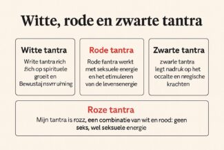 Witte, rode, zwarte én roze tantra